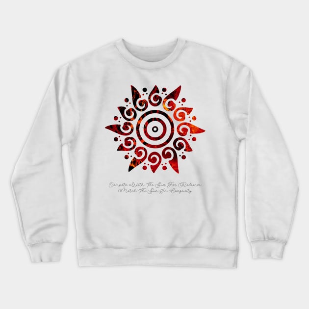 Compete With the Sun (Donghua) Crewneck Sweatshirt by ZoeDesmedt